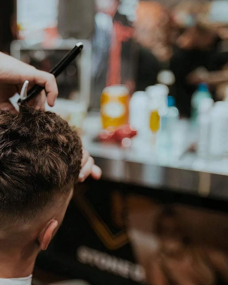 After — precise fade finish